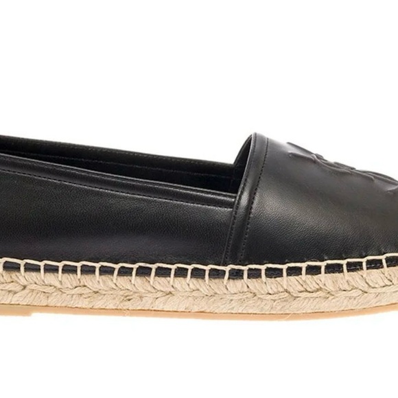 YSL logo flat espadrille women’s size 37.5. Barely worn. original box/dust bag - Picture 2 of 5